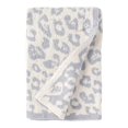 thumbnail image 2 of serony Throw Blanket Leopard Print Flannel Fleece Blankets Plush Sofa Blankets white 30x35in, 2 of 3