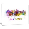 thumbnail image 1 of Design Art Sacramento Skyline Canvas Print, 1 of 3