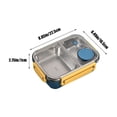 thumbnail image 3 of Dvkptbk 304 Stainless Steel Lunch Box Sealed Lunch Box Portable Lunch Box for Students and Office Workers Microwaveable Lunch Box, 3 of 6