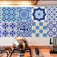 thumbnail image 3 of 10 Sticker Tiles 20x20 Cm Tile Sticker Tile Film Mosaic Tiles Tile Sticker Film Sticker Self-Adhesive Tile Pictures For Bathroom Kitchen Decoration （Random Color）, 3 of 6