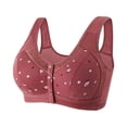 thumbnail image 1 of Timegard Bras for Women Plus Size Front Closure Wirefree Full-Coverage Comfortable Seniors Bralettes, 1 of 7