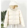 thumbnail image 3 of MASRIN Running Jacket  Womens Basic Hoodie Jackets Solid Color Zip Up Hooded Coats with Pockets Plus Size Loose Outwear Sweatshirts Sweater Stone, 3 of 5