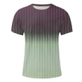 thumbnail image 4 of NJDVHB Chemises d'Été pour Hommes, Chemise de Plage pour Homme, Haut à Col Rond Imprimé pour Homme Fallow Décontracté Mode à Manches Courtes, Kaki, TTTG, 4 of 5