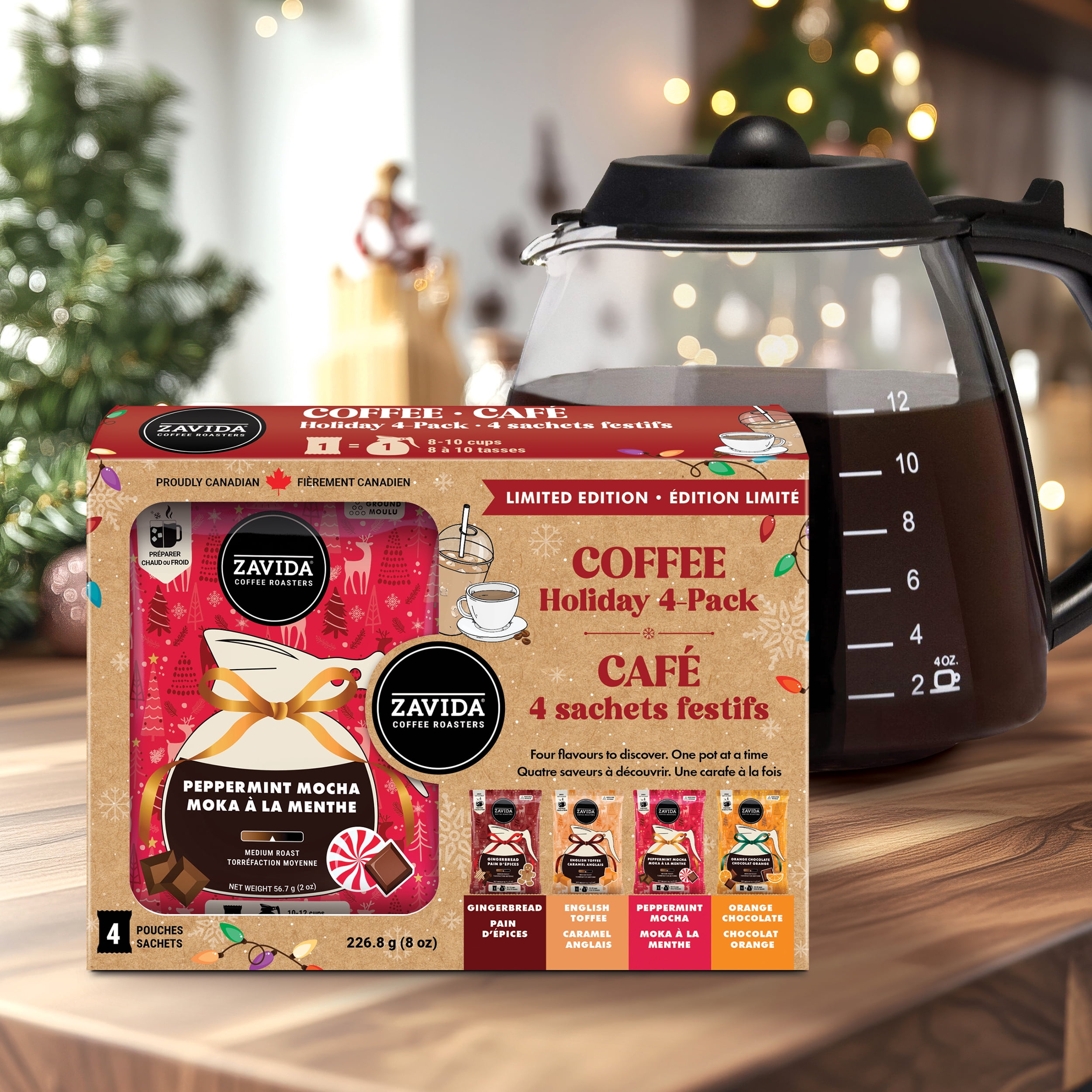 Zavida Holiday Pack Pouches 4x 2oz - Walmart.ca