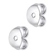 thumbnail image 2 of Quintessential Sterling Silver Cubic Zirconia Earrings, 2 of 4