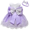 thumbnail image 2 of Robes pour Filles Robes de Cérémonie pour Filles Robe Violette pour Filles Robe de Mariage pour Filles Robes pour Fille Taille Mode pour Filles, 2 of 4