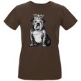 thumbnail image 1 of British Bulldog Crown Womens Organic T Shirt, 1 of 1