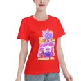 thumbnail image 2 of Women's Basic Short Sleeve T-Shirt Super Saiyan, 2 of 6