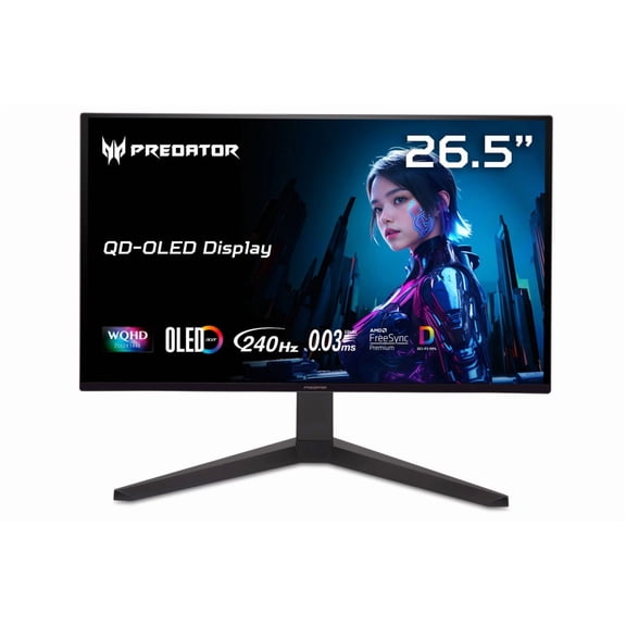 Acer Predator X27U (W1BMIIPPRX - CA) 26.5" QHD QD-OLED 240Hz Gaming Monitor