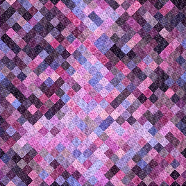 Ahgly Company Tapis d'Intérieur Lavable à la Machine, Carré, Transitionnel, Magenta Foncé Violet, Tapis de Zone, 4 Pieds Carré
