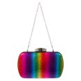 thumbnail image 1 of 1Pc Sac de Soirée Mode PU Sac à Main Gradient Couleur Fête Sac Cadeau d'Affaires, 1 of 7