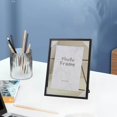 thumbnail image 2 of tredstone Creative Nordic Metal Glass Photo Frame Crafts Home Desktop Bedroom Decors M Black, 2 of 8