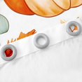 thumbnail image 4 of YST Rideaux et Draperies Citrouille Aquarelle Automne Rideaux Occultants Feuilles d'Eucalyptus Vertes Rideaux de Fenêtre pour Enfants Adultes Action de Grâce Récolte Rideaux 2 Panneaux 38"L X 45"H, 4 of 5