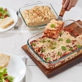 thumbnail image 4 of Pyrex Plat de Cuisson en Verre Profond avec Couvercles en Plastique, Ensemble de 4 Pcs, 4 of 6