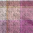 thumbnail image 1 of oneOone Viscose Chiffon Fuschia Pink Fabric Check & Sewing Craft Projects Fabric Prints By Yard 42 Inch Wide, 1 of 4