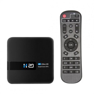 H20 4k Lecteur multimédia Surround Lecteur numérique son 1GB RAM 8GB ROM pour Android 10.0 TV boîte UK Connecteur