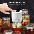 thumbnail image 3 of Kit de Scellage sous Vide pour Pot Mason Électrique, Pompe à Vide Rechargeable avec 5 Bouches Larges et 5 Pots Réguliers, 3 of 8