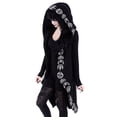thumbnail image 1 of 2025 Femmes Veste de Course Punk à Manches Longues Imprimé Lune Veste à Capuche Femmes Cardigan Veste Manteau Grande Taille Veste Légère Femmes, 1 of 8