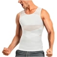 thumbnail image 1 of Besolor Men's Compression Shirts Slimming Body Shaper Vest Sleeveless Undershirt Tank Tops Shapewear, 1 of 5