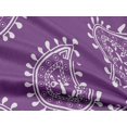 thumbnail image 5 of oneOone Rayon Purple Fabric Block Craft Projects Decor Fabric Printed By The Yard 56 Inch Wide, 5 of 5
