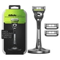 thumbnail image 1 of GilletteLabs with Exfoliating Bar by Gillette Mens Razor and Travel Case for Storage on the Go - Travel Case, 1 Handle, 3 Razor Blade Refills and a Premium Magnetic Stand, 1 of 7