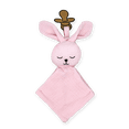 thumbnail image 2 of Pink Bunny Muslin Security Pacifier Holder, 2 of 2