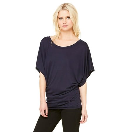Bella + Canvas Ladies' Flowy Draped Sleeve Dolman T-Shirt
