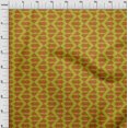 thumbnail image 4 of oneOone Velvet Orange Fabric Geometric Sewing Material Print Fabric By The Yard 58 Inch Wide, 4 of 4
