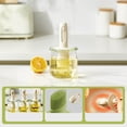 thumbnail image 1 of Glass Oil Bottle with Brush for Cooking Baking and Grilling | High-Temperature Storage Jar for Kitchen Use, 1 of 6