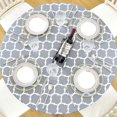thumbnail image 3 of Fitted Vinyl Table Cloth Elastic Edged Flannel Backed  Waterproof Wipeable Christmas Vinyl Tablecloth For Dinning Room, 3 of 6