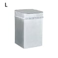 thumbnail image 4 of serony Washing Machine Cover Laundry Dryer Sunscreen Waterproof Dust Proof Protector Home Dorm Washroom Toilet Cloth Accessories Silver L, 4 of 7