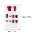 thumbnail image 3 of ziyahi False Nail Wearable Perfect Matching Simple to Wear No Irritating Odor Fake Fingernail Breathable Press Type Adjustable Paster Type 16 Type 23 F741 1Set, 3 of 6