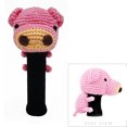 thumbnail image 1 of StitchHead Hand Stitched Yarn Animal Driver/Wood Head Cover - Pig, 1 of 2