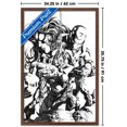 thumbnail image 2 of Marvel Sketch - Group Wall Poster, 14.725" x 22.375" Framed, 2 of 4