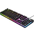thumbnail image 1 of Miulika Mechanical Gaming Keyboard RGB Backlit USB Multimedia Controls for Computer Game Black, 1 of 4