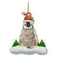 thumbnail image 1 of Clearance! Dinosaur Animal Personalization Christmas Tree Ornament Christmas Tree Pendants Hanging Pendants Plush Craft For Christmas Holiday Party Home Decor, 1 of 3