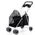 thumbnail image 2 of Cat Strollers,Pet Stroller Outdoor Portable Outdoor Pet Supplies Small Pet Stroller Professionally Tested, 2 of 5