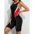 thumbnail image 4 of Charmo Womens Boyleg Unitard Swimsuits Racerback Athletic One Piece Bathing Suits, 4 of 5