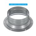thumbnail image 4 of Unique Bargains Raccord de Conduit de 4 Pouces Bride Métallique Raccord Droit Bride de Tuyau Ronde Conduit de Ventilation, 4 of 5