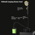 thumbnail image 3 of Graflsoa Portable Outdoor Shower Kit with Rechargeable Electric Showerhead, 7800mAh Battery, ABS Material, Blue/Green/Orange Options, 8L/Min Flow Rate, Includes Pump, Hose, Stand, and Accessories, 3 of 6