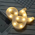 thumbnail image 2 of LED Marquee Letter Lights Decorative Marquee Light Up Letters Lighted Alphabet Signs LED Lights for Birthday Wedding Party Bar Home Decor  A-Z  & Arrow, 2 of 3