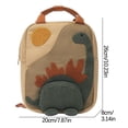 thumbnail image 3 of Special Offer! Embroidered Sun Long-necked Small Dinosaur Backpack With Embroidery Canvas Kindergarten Children's Backpack, 3 of 8