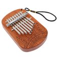 thumbnail image 3 of Instrument Kalimba Durable pour le Bout des Doigts Kalimba Mini 8 Tons Piano à Doigt Portable, 3 of 8