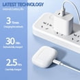 thumbnail image 3 of Charging Case Compatible with Airpods Pro1 and Pro2, Type C Charging Case, Wireless Charging Case Replacement with Bluetooth Pairing Sync Button, 3 of 7