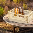 thumbnail image 4 of TIMIFISDesktop Folding Storage Basket Kitchen Household Refrigerator Industrial Style Coffee Corner Sundry Organising Basket Stackable Small Size, 4 of 6