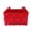 #2 Red【1x Storage Basket】, variant on Velvet Storage Basket with Handles, Embroidery Decor, Large Capacity Organizer for Home Laundry and Clutter, Red