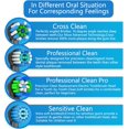 thumbnail image 3 of Replacement Toothbrush Heads Compatible with Oral B Electric Toothbrush Braun,12pcs Black Toothbrush Heads for 3professional,3Sensitive,3professional PRO,3Cross, Medium and Soft, 3 of 8