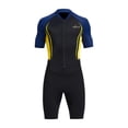 thumbnail image 3 of Almencla Combinaison Courte pour Hommes Fermeture Éclair avant pour Surf Pêche sous-Marine m, 3 of 7