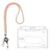 thumbnail image 1 of Cosmug Bling Crystal Rhinestone Lanyard Keychain | Sparkly Id Badge Holder for Women & Kids | Adjustable Neck Strap for Keys, Wallet & Cards | Teacher Student Accessory, F, 1 of 8