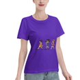 thumbnail image 2 of T-Shirt Basique à Manches Courtes pour Femmes une Pièce, 2 of 6